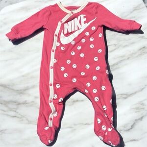 Nike Pink Baby Onesie